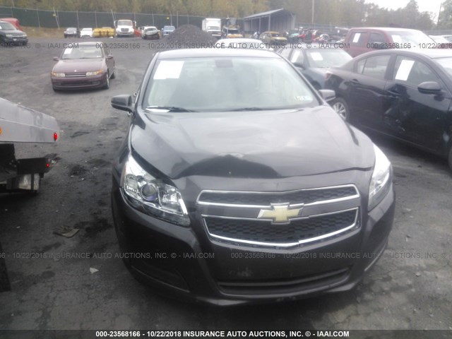 1G11D5RR6DF113163 - 2013 CHEVROLET MALIBU 1LT GRAY photo 6