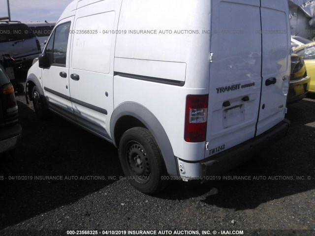 NM0LS7ANXDT175660 - 2013 FORD TRANSIT CONNECT XL WHITE photo 3