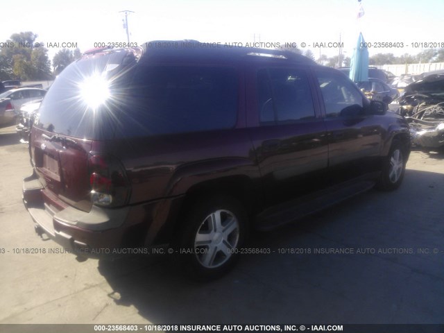 1GNET16S756112317 - 2005 CHEVROLET TRAILBLAZER EXT LS/EXT LT BURGUNDY photo 4