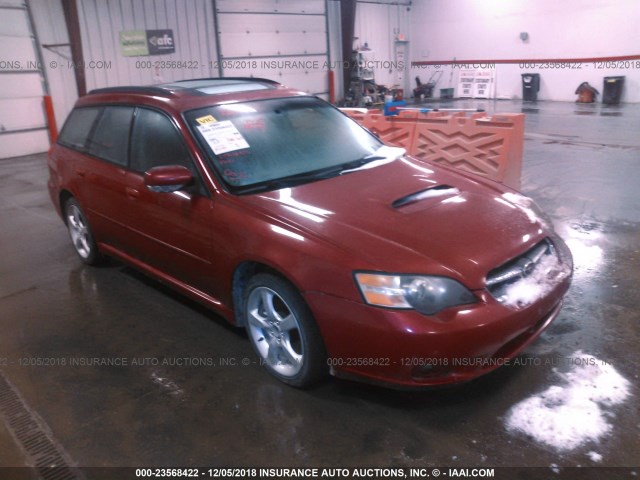 4S3BP676754319767 - 2005 SUBARU LEGACY GT LIMITED RED photo 1