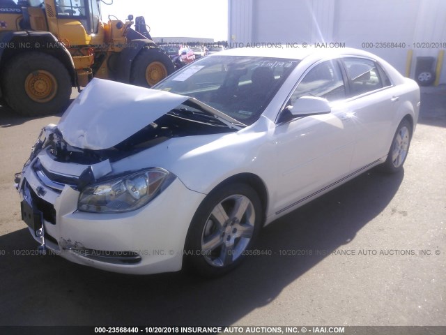 1G1ZC5E01CF267730 - 2012 CHEVROLET MALIBU 1LT თეთრი ფოტო 2