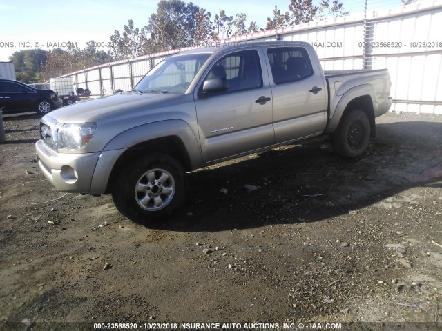 3TMJU62N47M034907 - 2007 TOYOTA TACOMA DOUBLE CAB PRERUNNER TAN photo 2