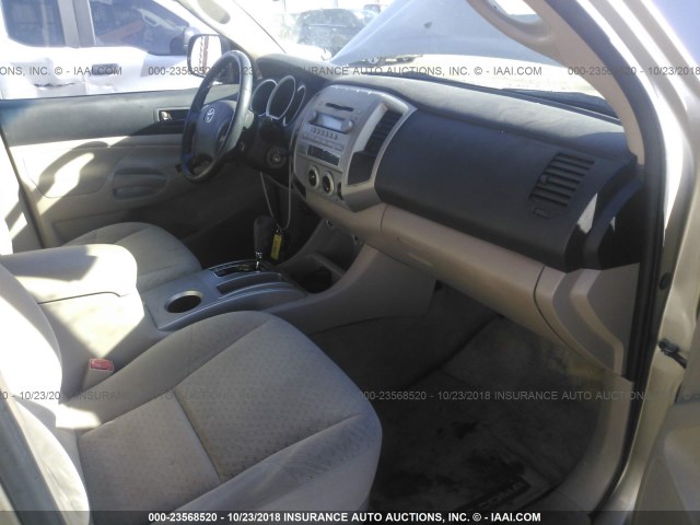 3TMJU62N47M034907 - 2007 TOYOTA TACOMA DOUBLE CAB PRERUNNER TAN photo 5