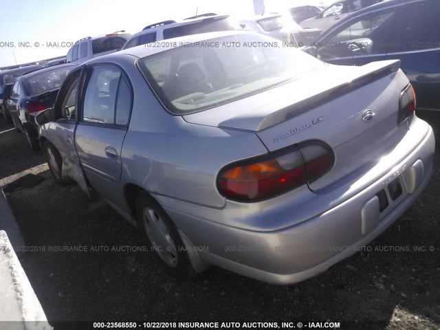 1G1NE52JXY6323287 - 2000 CHEVROLET MALIBU LS 银色 照片 3