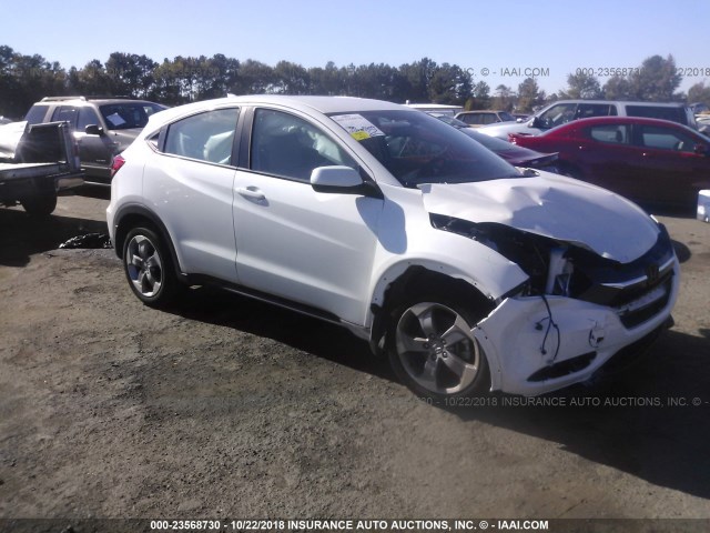 3CZRU6H32JM717263 - 2018 HONDA HR-V LX WHITE photo 1