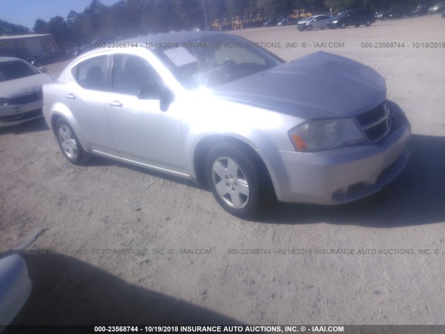 1B3LC46B99N508344 - 2009 DODGE AVENGER SE/SXT SILVER photo 1