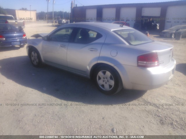 1B3LC46B99N508344 - 2009 DODGE AVENGER SE/SXT SILVER photo 3