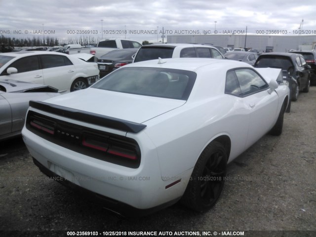 2C3CDZAG6HH501522 - 2017 DODGE CHALLENGER SXT WHITE photo 4