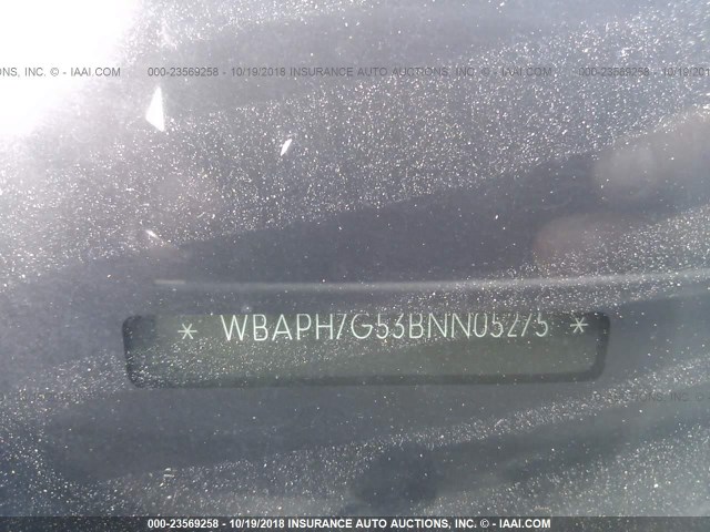 WBAPH7G53BNN05275 - 2011 BMW 328 I WHITE photo 9