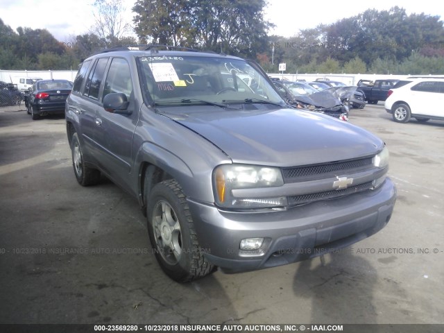 1GNDT13S552280383 - 2005 CHEVROLET TRAILBLAZER LS/LT GRAY photo 1