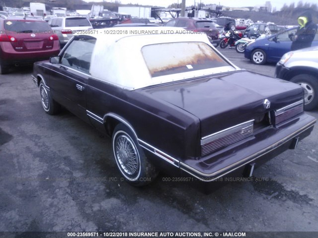 1C3BC55D0CG162395 - 1982 CHRYSLER LEBARON MEDALLION BROWN photo 3