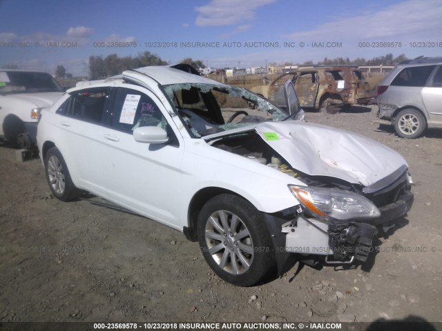 1C3CCBBB6DN695161 - 2013 CHRYSLER 200 TOURING თეთრი ფოტო 1