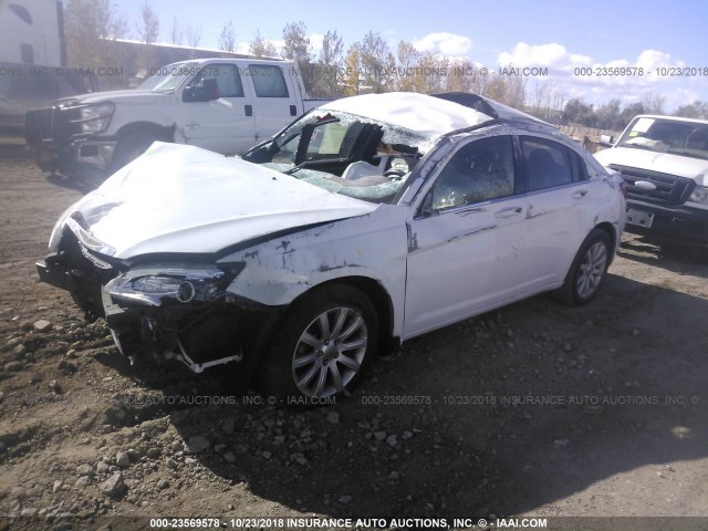 1C3CCBBB6DN695161 - 2013 CHRYSLER 200 TOURING თეთრი ფოტო 2