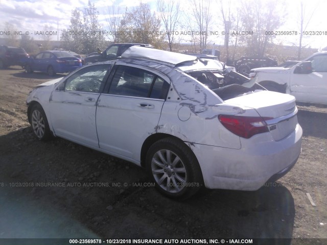 1C3CCBBB6DN695161 - 2013 CHRYSLER 200 TOURING თეთრი ფოტო 3