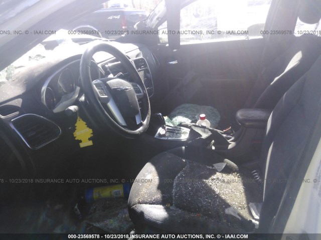 1C3CCBBB6DN695161 - 2013 CHRYSLER 200 TOURING თეთრი ფოტო 5