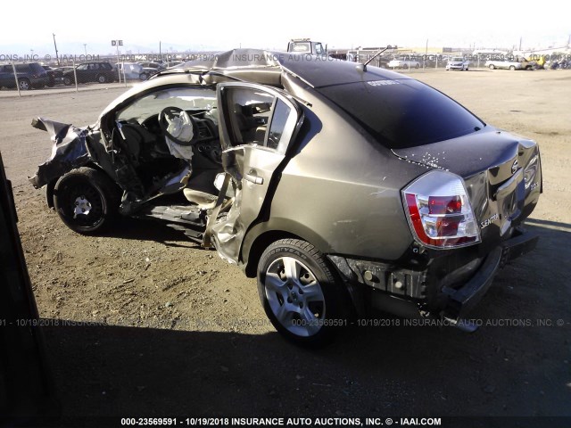 3N1AB61E07L642505 - 2007 NISSAN SENTRA 2.0/2.0S/2.0SL Pewter photo 3