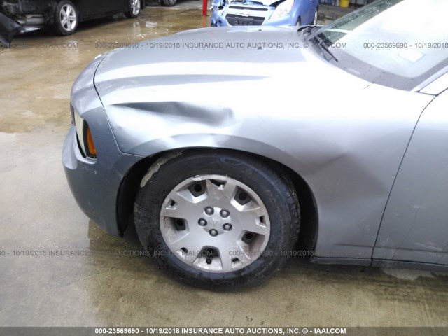 2B3KA43R87H831762 - 2007 DODGE CHARGER SE/SXT GRAY photo 6