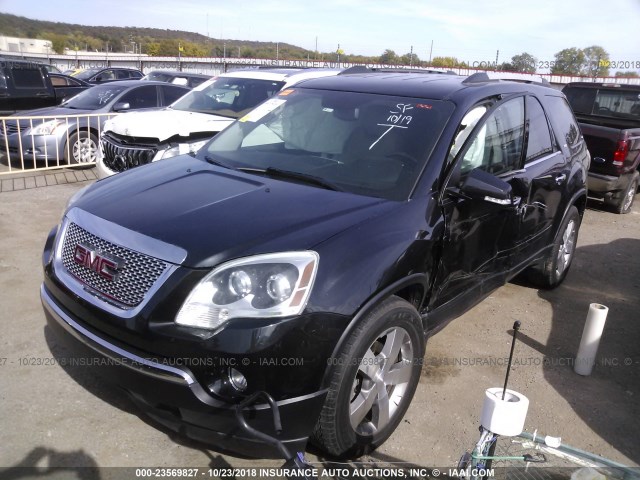 1GKKVRED3CJ122770 - 2012 GMC ACADIA SLT-1 BLACK photo 2