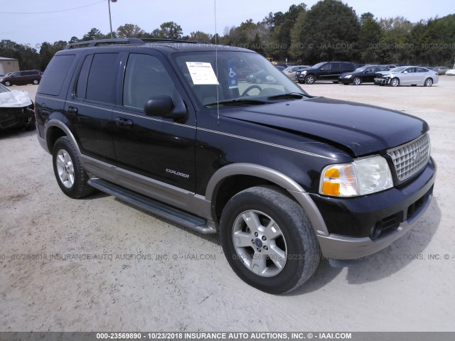 1FMZU74W54ZA93078 - 2004 FORD EXPLORER EDDIE BAUER BLACK photo 1