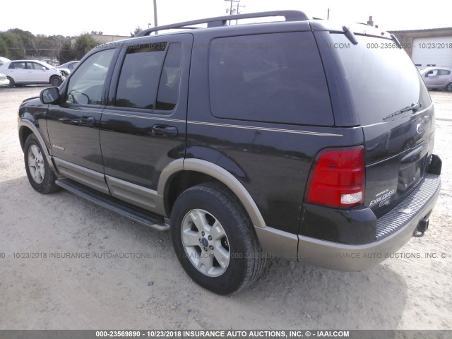 1FMZU74W54ZA93078 - 2004 FORD EXPLORER EDDIE BAUER BLACK photo 3