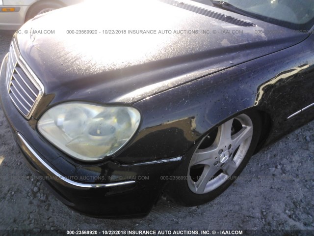 WDBNG70J24A407304 - 2004 MERCEDES-BENZ S 430 BLACK photo 6