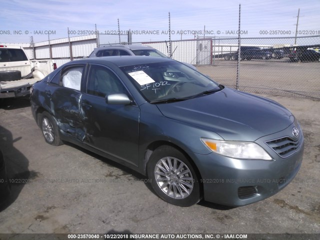 4T1BF3EK8BU747792 - 2011 TOYOTA CAMRY SE/LE/XLE TEAL photo 1