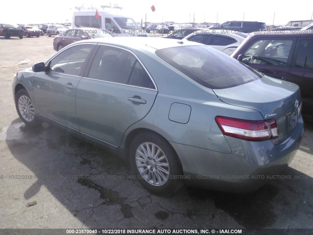 4T1BF3EK8BU747792 - 2011 TOYOTA CAMRY SE/LE/XLE TEAL photo 3