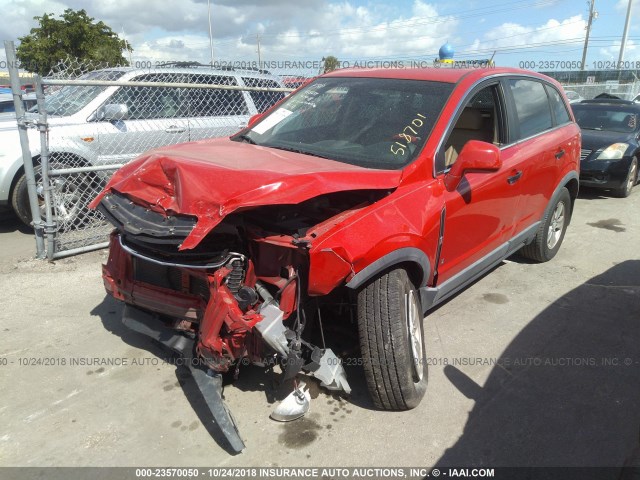 3GSCL33P99S518701 - 2009 SATURN VUE XE RED photo 2