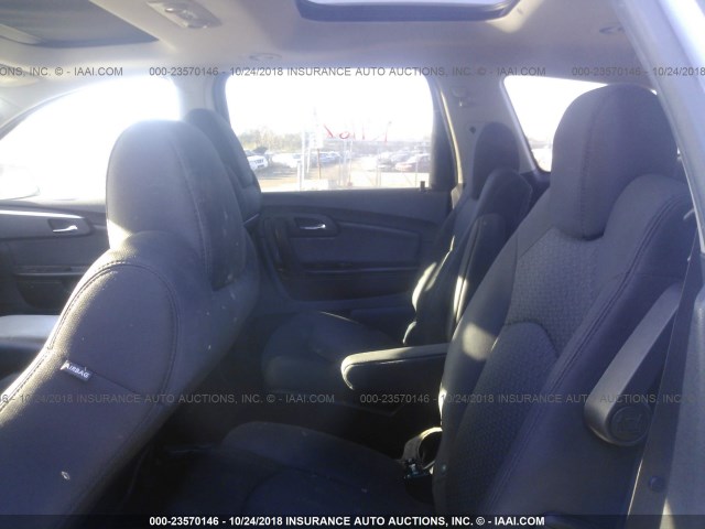 1GNER23D29S180516 - 2009 CHEVROLET TRAVERSE LT SILVER photo 8