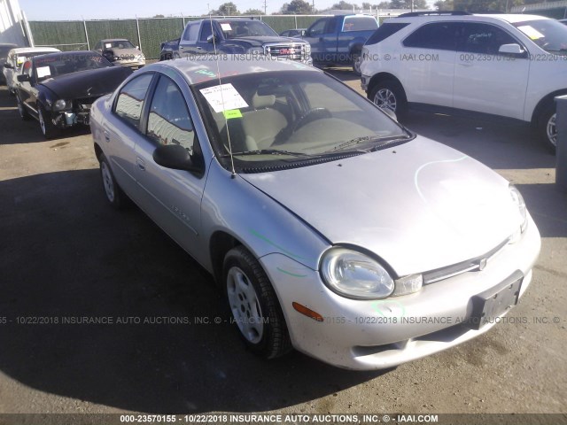 1B3ES46C21D230885 - 2001 DODGE NEON SE/ES SILVER photo 1