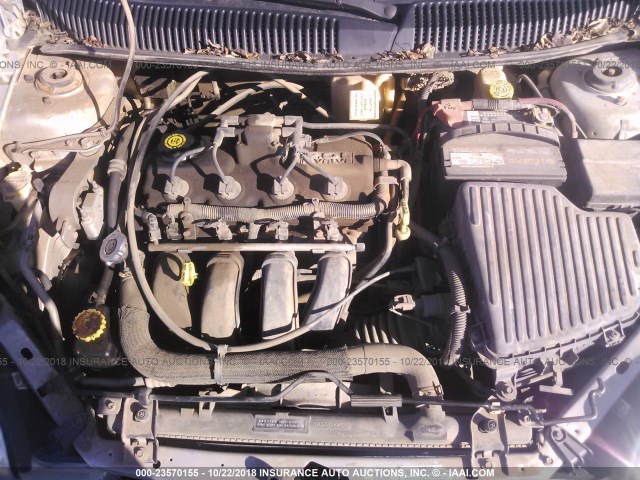 1B3ES46C21D230885 - 2001 DODGE NEON SE/ES SILVER photo 10