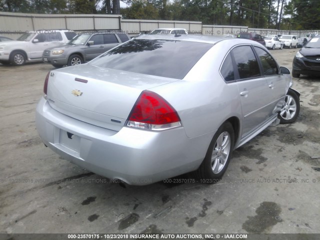 2G1WA5E39F1126192 - 2015 CHEVROLET IMPALA LIMITED LS SILVER photo 4