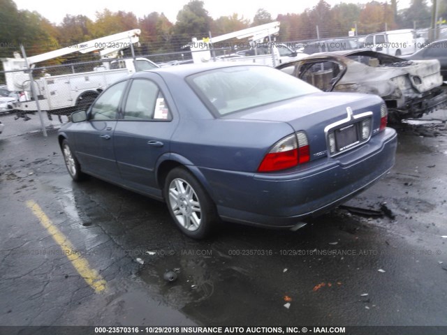 1LNHM87A45Y659269 - 2005 LINCOLN LS BLUE photo 3