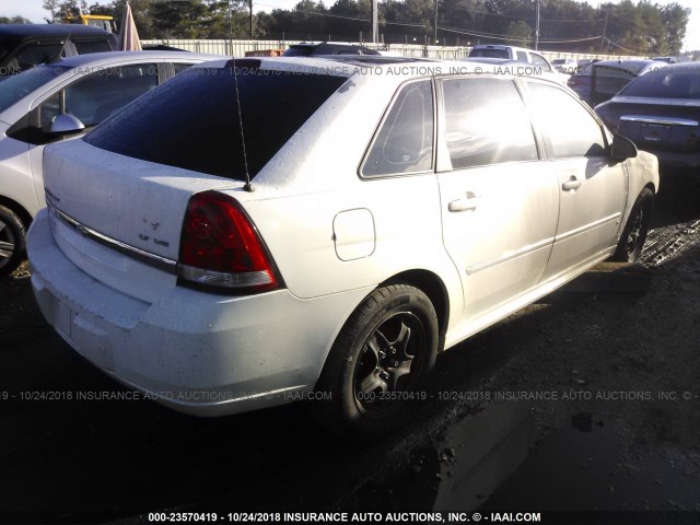 1G1ZT61826F239151 - 2006 CHEVROLET MALIBU MAXX LT WHITE photo 4