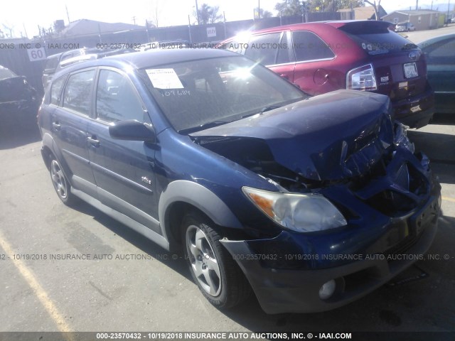 5Y2SL63895Z448308 - 2005 PONTIAC VIBE BLUE photo 1