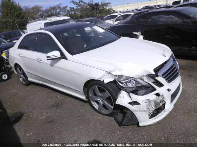 WDDHF5GB4AA230812 - 2010 MERCEDES-BENZ E 350 WHITE photo 1