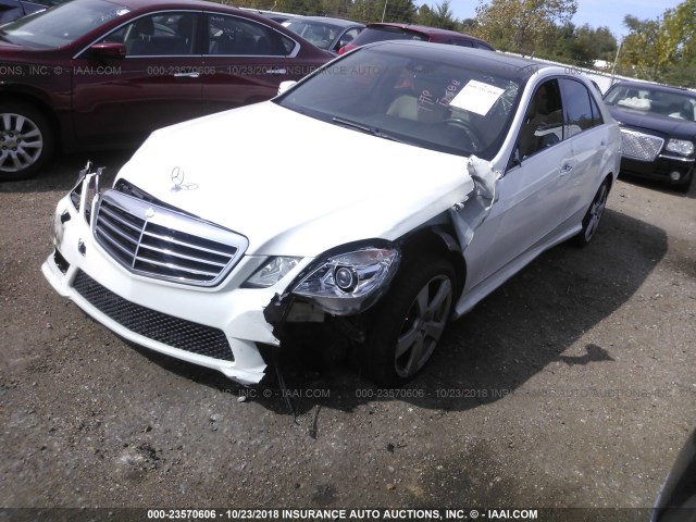 WDDHF5GB4AA230812 - 2010 MERCEDES-BENZ E 350 WHITE photo 2