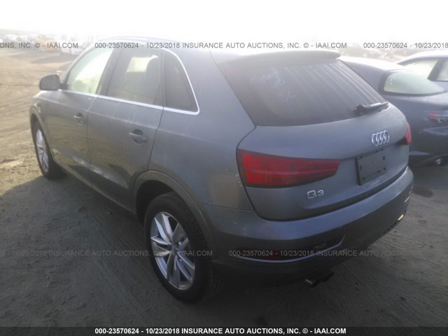 WA1HCCFS5HR011601 - 2017 AUDI Q3 PREMIUM PLUS GRAY photo 3