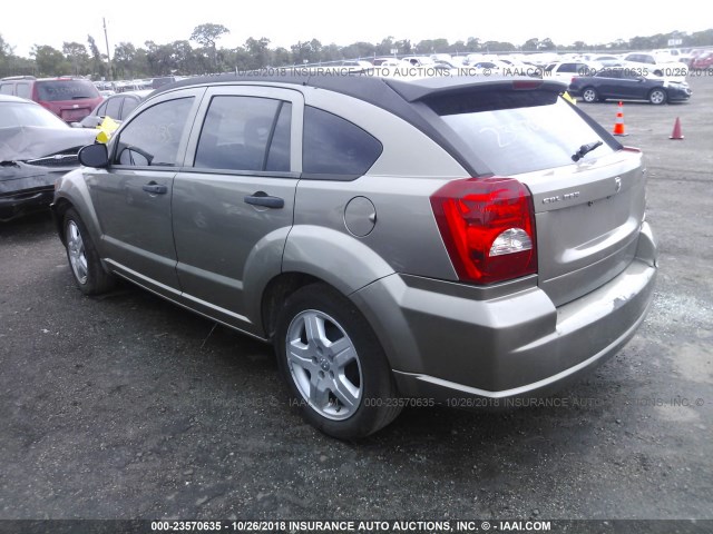 1B3HB48B38D503277 - 2008 DODGE CALIBER GOLD photo 3