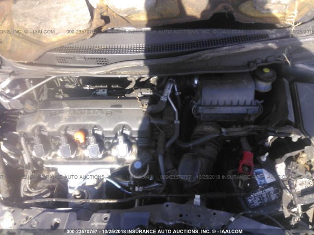 19XFB2F9XFE035649 - 2015 HONDA CIVIC EXL GRAY photo 10