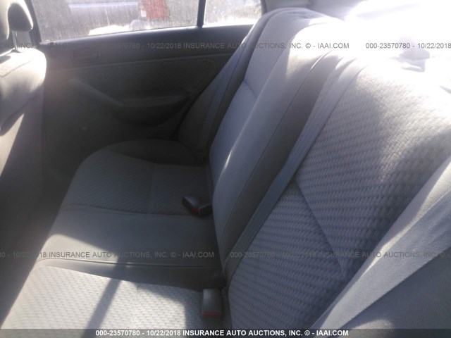 2HGES163X5H600066 - 2005 HONDA CIVIC DX VP SILVER photo 8