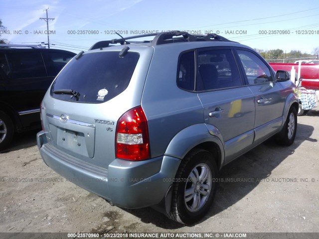 KM8JN12D06U383513 - 2006 HYUNDAI TUCSON GLS/LIMITED 绿色 照片 4