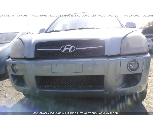 KM8JN12D06U383513 - 2006 HYUNDAI TUCSON GLS/LIMITED 绿色 照片 6
