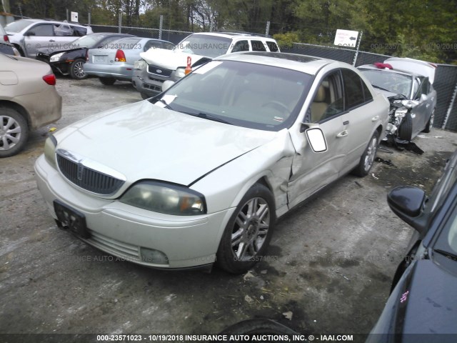 1LNHM87A15Y648021 - 2005 LINCOLN LS WHITE photo 2