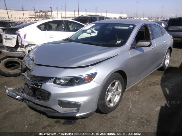 1G1ZB5ST1GF290240 - 2016 CHEVROLET MALIBU LS 银色 照片 2