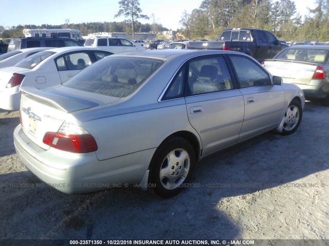 4T1BF28B64U379217 - 2004 TOYOTA AVALON XL/XLS SILVER photo 4