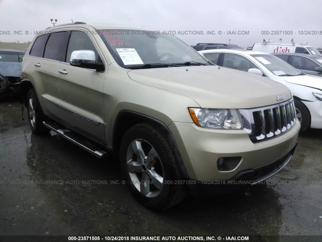 1J4RS6GGXBC588377 - 2011 JEEP GRAND CHEROKEE OVERLAND BEIGE photo 1