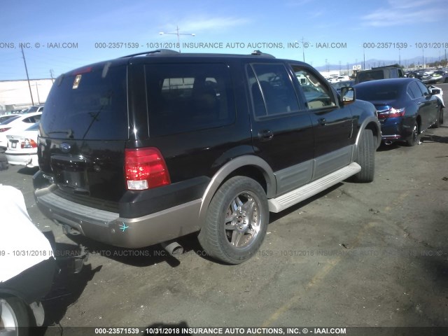 1FMPU17L74LB82000 - 2004 FORD EXPEDITION EDDIE BAUER BLACK photo 4