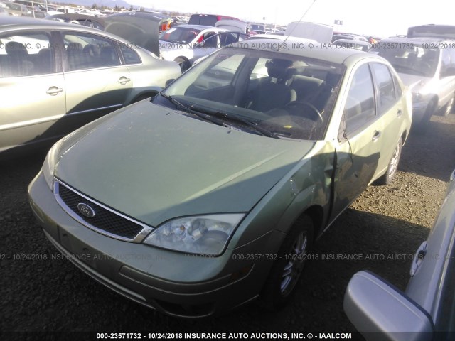 1FAHP34N17W113958 - 2007 FORD FOCUS ZX4/S/SE/SES 绿色 照片 2