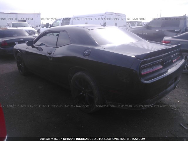 2C3CDZAG3GH250232 - 2016 DODGE CHALLENGER SXT BLACK photo 3